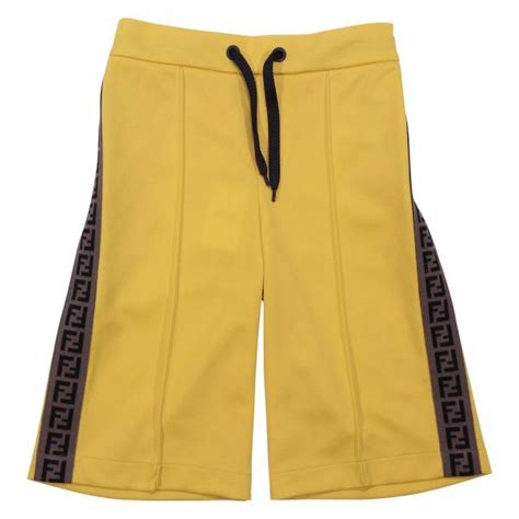 yellow fendi shorts|fendi pants.